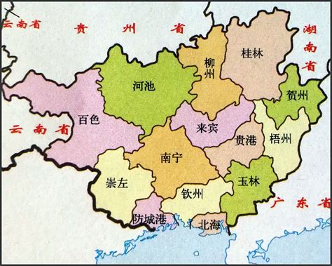 廣西 地圖